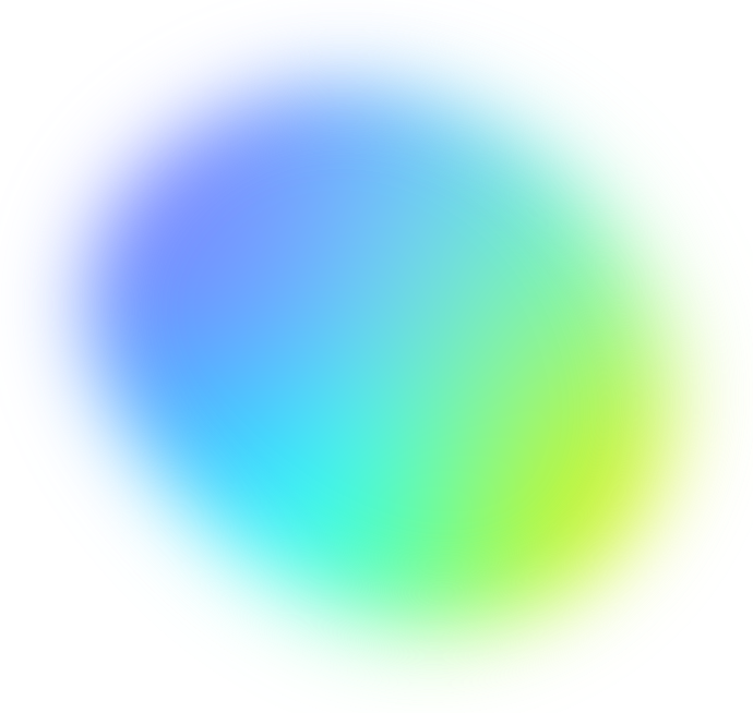 Homepage gradient orb