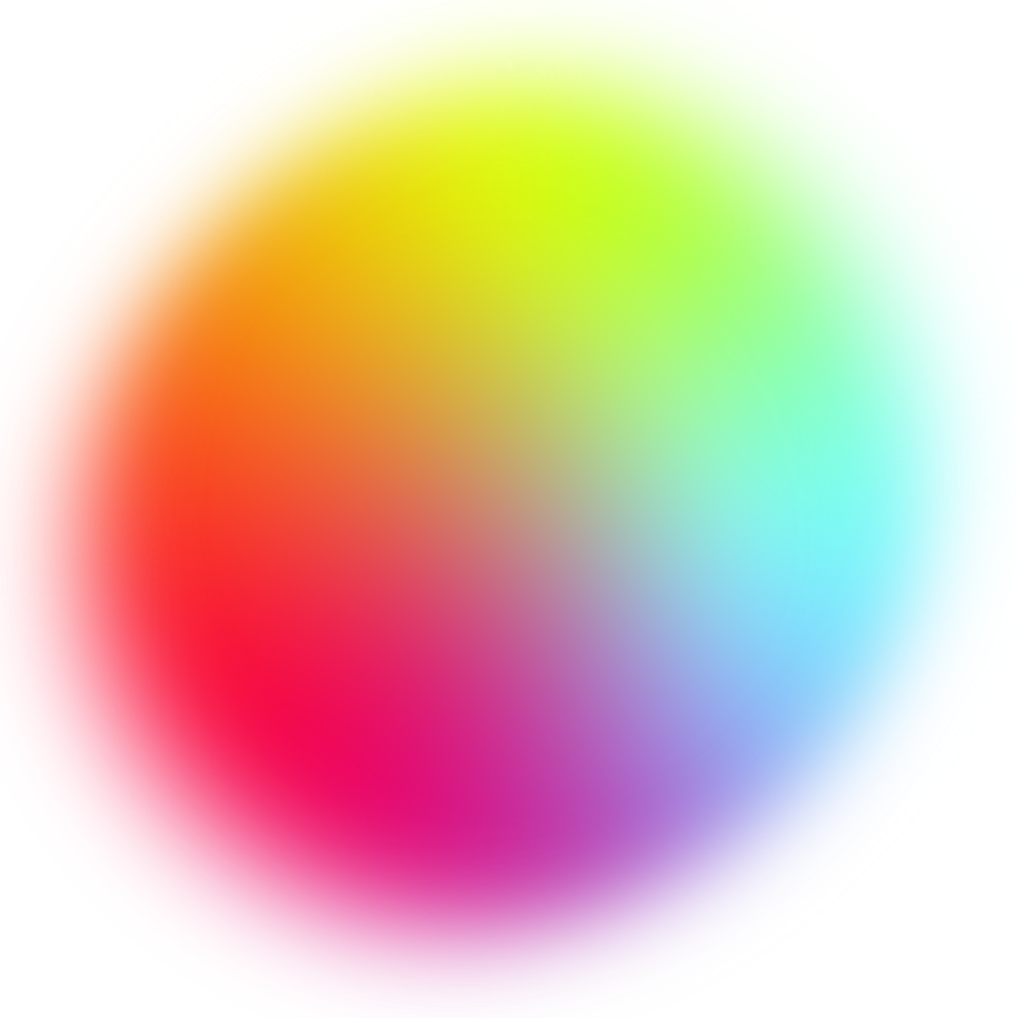 Rainbow orb background